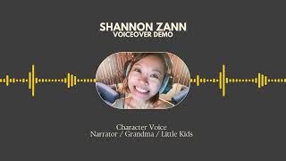 Shannon Zann Character Voiceover