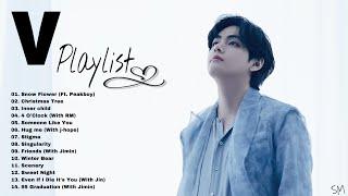 BTS V (김태형) Playlist - 2023 UPDATED | 뷔 노래 모음