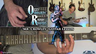 Ozzy Osbourne - Mr. Crowley Guitar Lesson (Randy Rhoads)