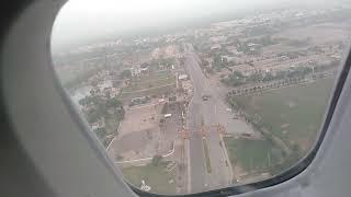 Landing of Airplane at Multan Airport