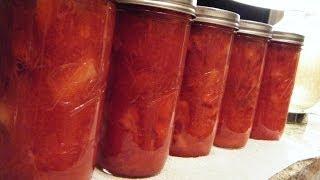 FOOD STORAGE - Canning Strawberry Rhubarb Pie Filling