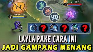 CARA MAIN LAYLA YANG BENARBUILD EMBLEM DAN ITEM LAYLA TERSAKITGAMEPLAY LAYLA-MOBILE LEGENDS #mlbb