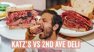 Which NYC Jewish Deli is Best? Katz's vs 2nd Ave Deli | Jeremy Jacobowitz