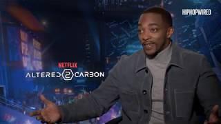 Altered Carbon 2's Anthony Mackie Talks Shakespeare, Punching People In The Face