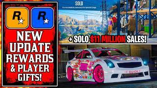 The NEW GTA Online UPDATE Rewards! This is Actually INSANE.. (New GTA5 Update)