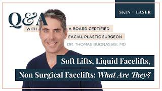 Soft Lifts, Liquid Facelifts, Non Surgical Facelifts: What Are They? - Q&A with Dr. Buonassisi in BC