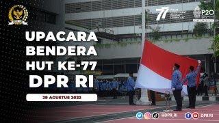 PEGAWAI SETJEN DPR RI DAN MPR RI UPACARA MEMPERINGATI HUT KE-77 DPR RI DAN MPR RI