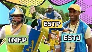 Which MBTI type are most athletic? 16 personalities at sports (INFP vs ESTP) | MBTI memes