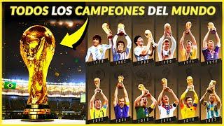 Todos los CAMPEONES y FINALES de los MUNDIALES (1930-2022)           󠁧󠁢󠁥󠁮󠁧󠁿