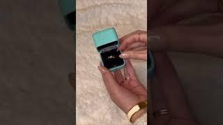 Tiffany & Co Ring Unboxing #tiffany #jewelry #unboxing