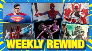 Weekly Rewind! Ep33: Marvel Legends MAFEX DC Cosmic Legions Mezco LooseCollector Transformers more!