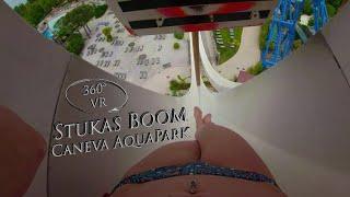 Caneva AquaPark Stukas Boom (Freefallslide) 360° VR POV Onride