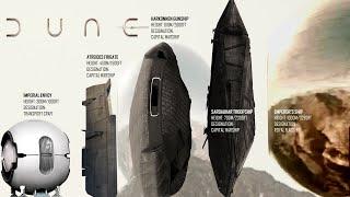 Biggest Aircraft and Starships of Dune and Dune 2 Movies