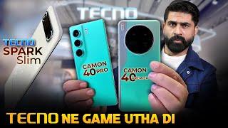 TECNO Camon 40 & Camon 40pro,Tecno Spark Slim,Tecno Tri-Fold,Tecno AI Glasses & More ! TECNO MWC2025