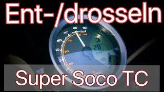 Super Soco TC : Kurzanleitung zur Entdrosselung