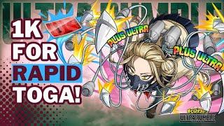 Toga is out for BLOOD! Rapid Toga Summons in My Hero Ultra Rumble!