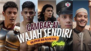 SEMPURNA! Cara Buat Gambar AI Wajah Sendiri Super Realistis