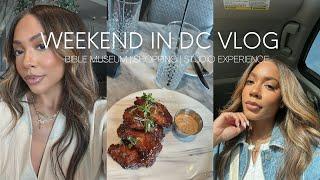 WEEKEND IN DC VLOG | Bible Museum, Shopping, Studio Inspiration | Faceovermatter