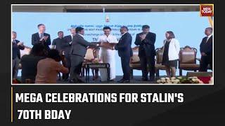 Watch: Mega Celebrations Of Tamil Nadu CM Mk Stalin's 70th Birthday