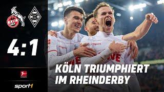 Köln – Gladbach 4:1 | Highlights Bundesliga 13. Spieltag | SPORT1