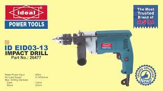 ID EID03-13 - Ideal 13mm Impact Drill | Variable Speed | Reverse/Forward