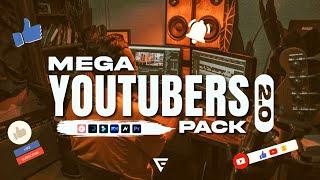 Mega YouTubers Pack For All Editing Apps 2.0 | By Editechz