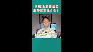 问题11：照相记忆脑屏的原理是什么？#照相记忆  #潜能开发  #全脑开发