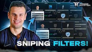 SNIPING FILTERS IN EAFC 2| HOW TO TRADE IN EA FC 25 ULTIMATE TEAM