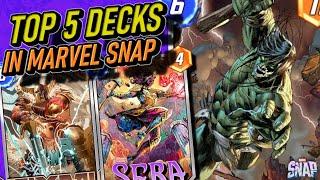 Top 5 Best Decks in Marvel Snap! Agent Venom and Surtur Seasons