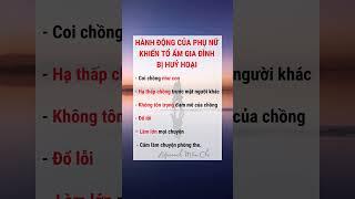 VỢ CHỒNG BẤT HÒA XEM LẠI 5 ĐIỀU SAUv #manchi #tinhyeu #honnhan #hanhphuc #chualanh