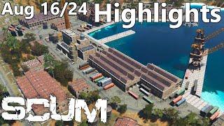 Scum Gameplay Highlights from August 16, 2024 Live Stream at the Torpedo/Weapon Factory