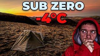 My COLDEST Wild Camp Ever - Freezing Lake District Summit Camp