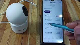 How to View and Play Continuous Recording Videos in PHILIPS Indoor 360 3 MP 2K WiFi Security Camera