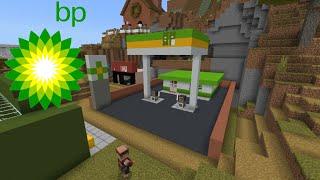 How To Make An BP Gas Station (By TSMC Minecraft)