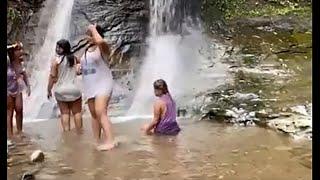 We are all of at river and nature lovers | me and my friends bathing