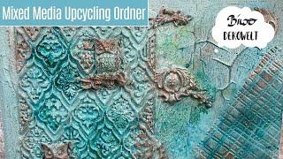 #Upcycling Ordner Mixed Media ... das Ergebnis aus dem Livestream