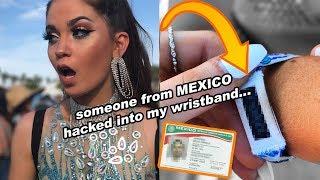 i snuck into Coachella because my wristband was hacked into & disabled.