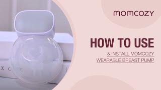 How to Use and Install Momcozy Wearable Breast Pump