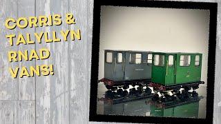 Talyllyn & Corris RNAD vans for my narrow gauge model railway!