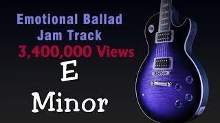 E Minor Emotive Rock Ballad Jam Track 100 Bpm