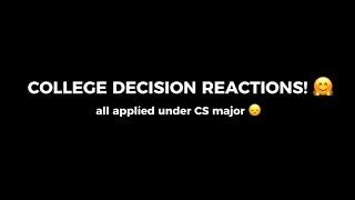 COLLEGE DECISION REACTIONS 2024 *veryyy realistic* || applied to 20+ schools (UCs + top 20s)