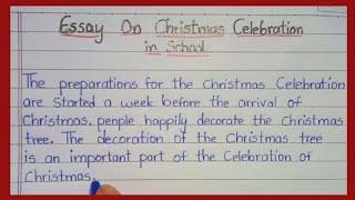 Essay On Christmas Celebration in School || @PowerliftEssayWriting || Essay On Christmas Day