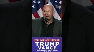 Dana White thanks "the mighty and powerful" Joe Rogan for throwing 2024 US election to Trump