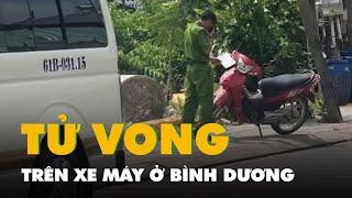 Người đàn ông tử vong trên xe máy ở Bình Dương