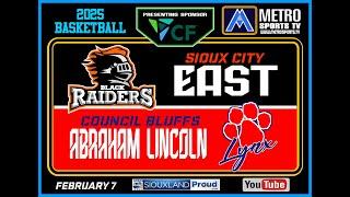 SIOUX CITY EAST VS COUNCIL BLUFFS ABRAHAM LINCOLN  -  BOYS