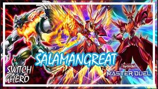 SALAMANGREAT COMBO RANKED GAMEPLAY POST REVIVED LEGION (Yu-Gi-Oh! Master Duel) #salamangreat