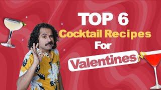 6 Perfect Cocktails for Valentine’s Day ️ | Romantic & Easy Drinks to Impress!