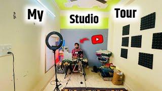 LIVE देखो मैं कैसे वीडियो shoot  करता हूं | My YouTube Studio Tour ( Spreading Gyan) Setup Room