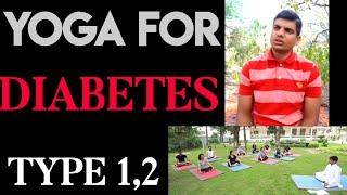 Yoga For Diabetes Type 1,2 Patients