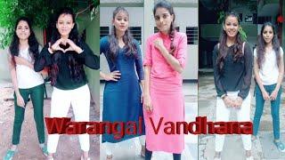 #Warangal Vandhana new tik tok dubsmash video|Gundala Aishu Reddy Tik Tok Video |